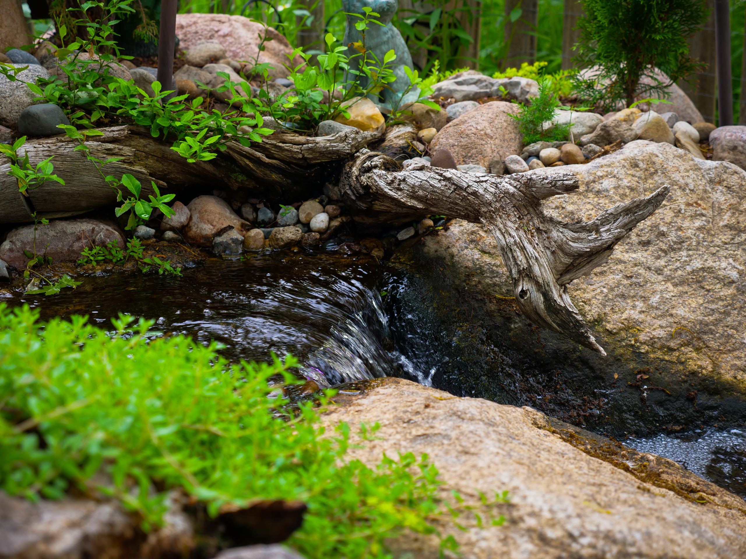 Ankeny garden pond and stream build, photo 3