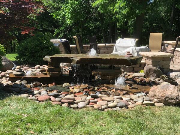 Outdoor Water Fountain Costs, Landscape Water Fountain Cost