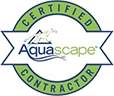 Certified Aquascape Contractor badge logo